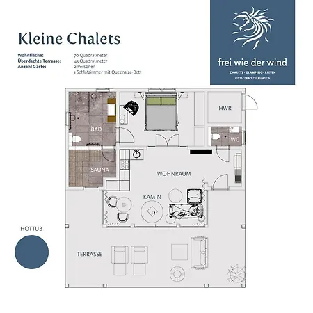 Frei Der Wind-chalets Feriehus